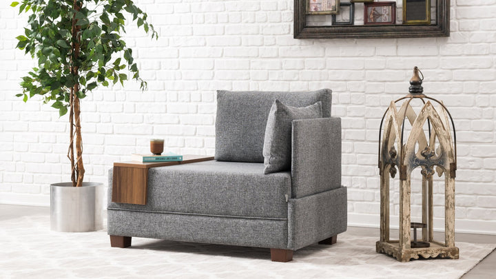 Canapé 1 place Fly Armchair Right - Grey