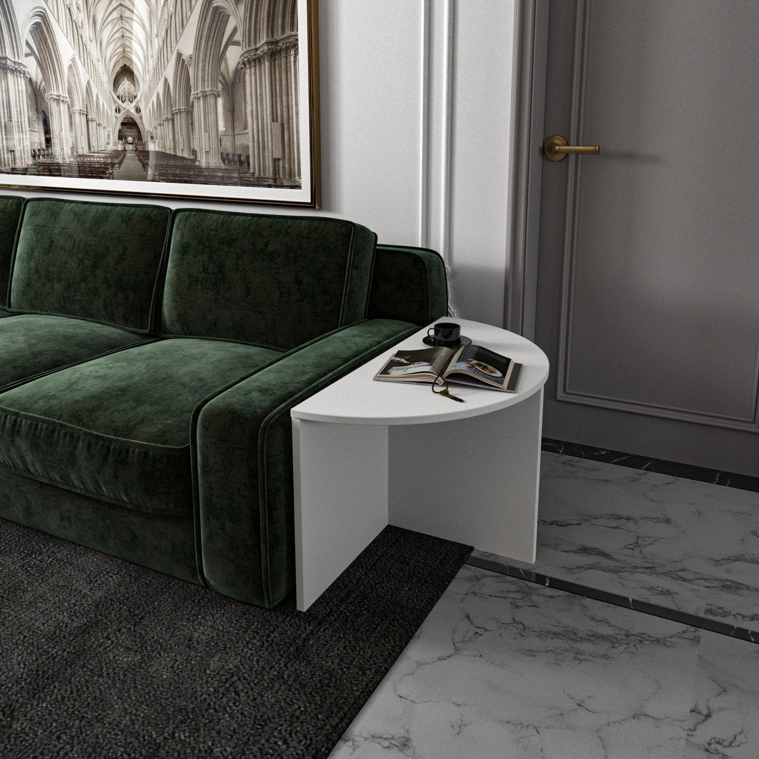 Table basse Dolunay - White