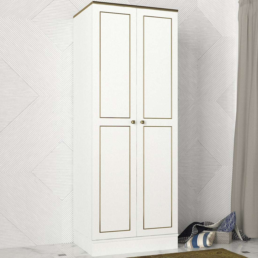 Armoire Ravenna 2 Kapılı - White