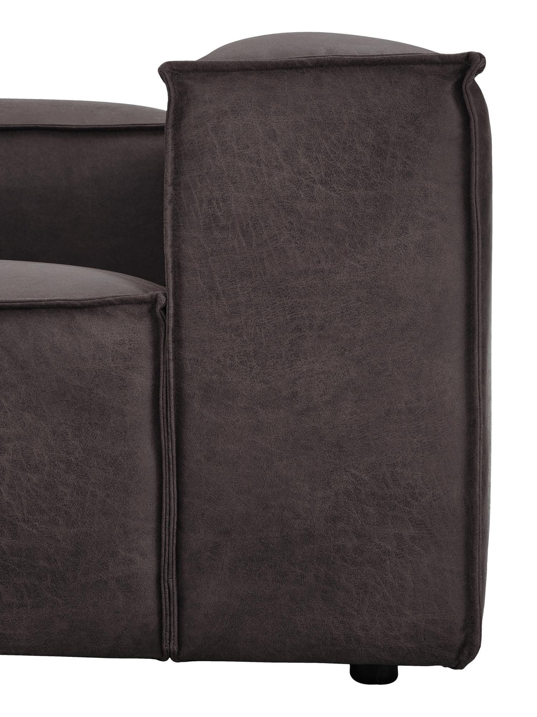 Canapé modulable 3 places en Nubuck Frida