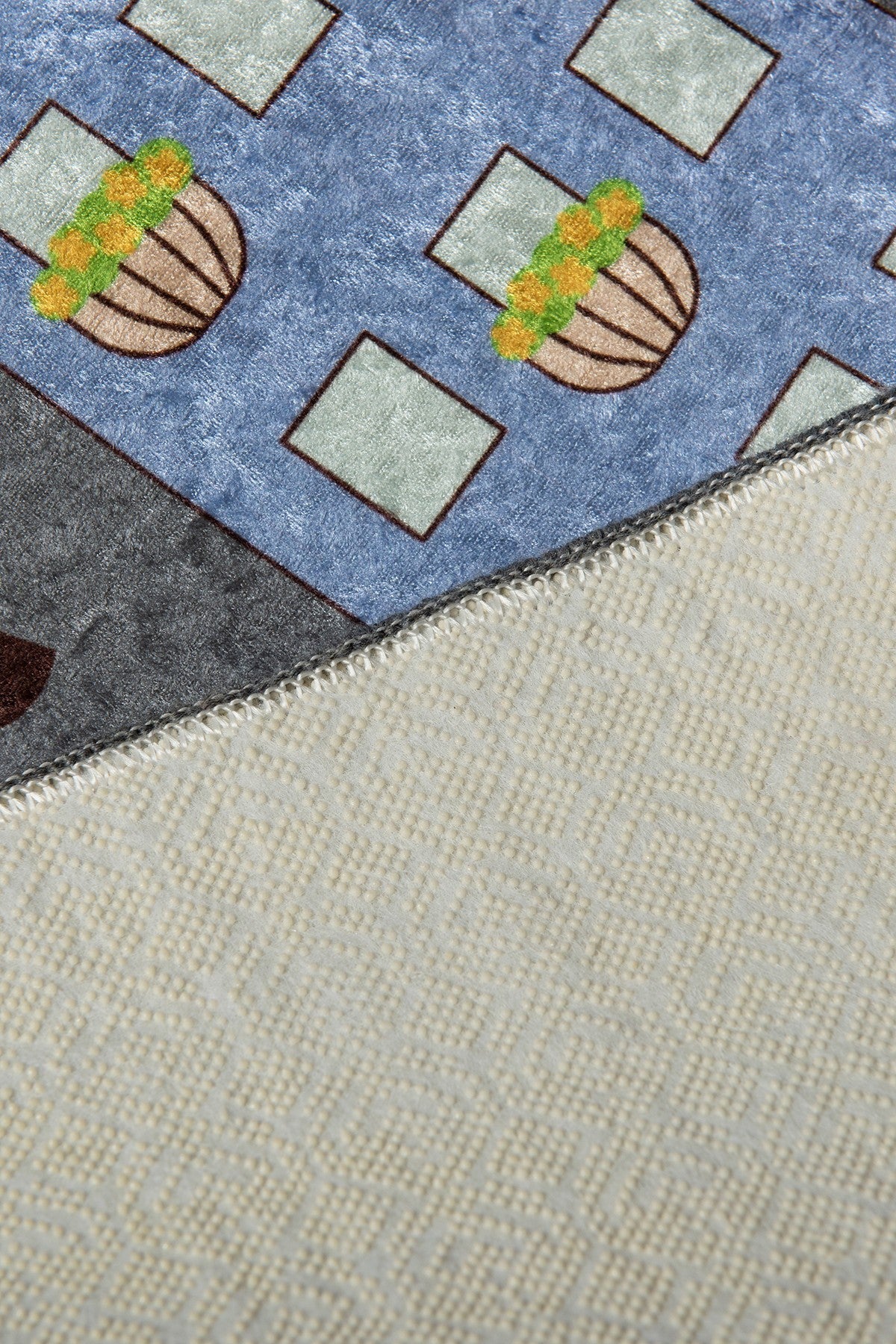 Tapis (200 x 290) Small Town - Grey