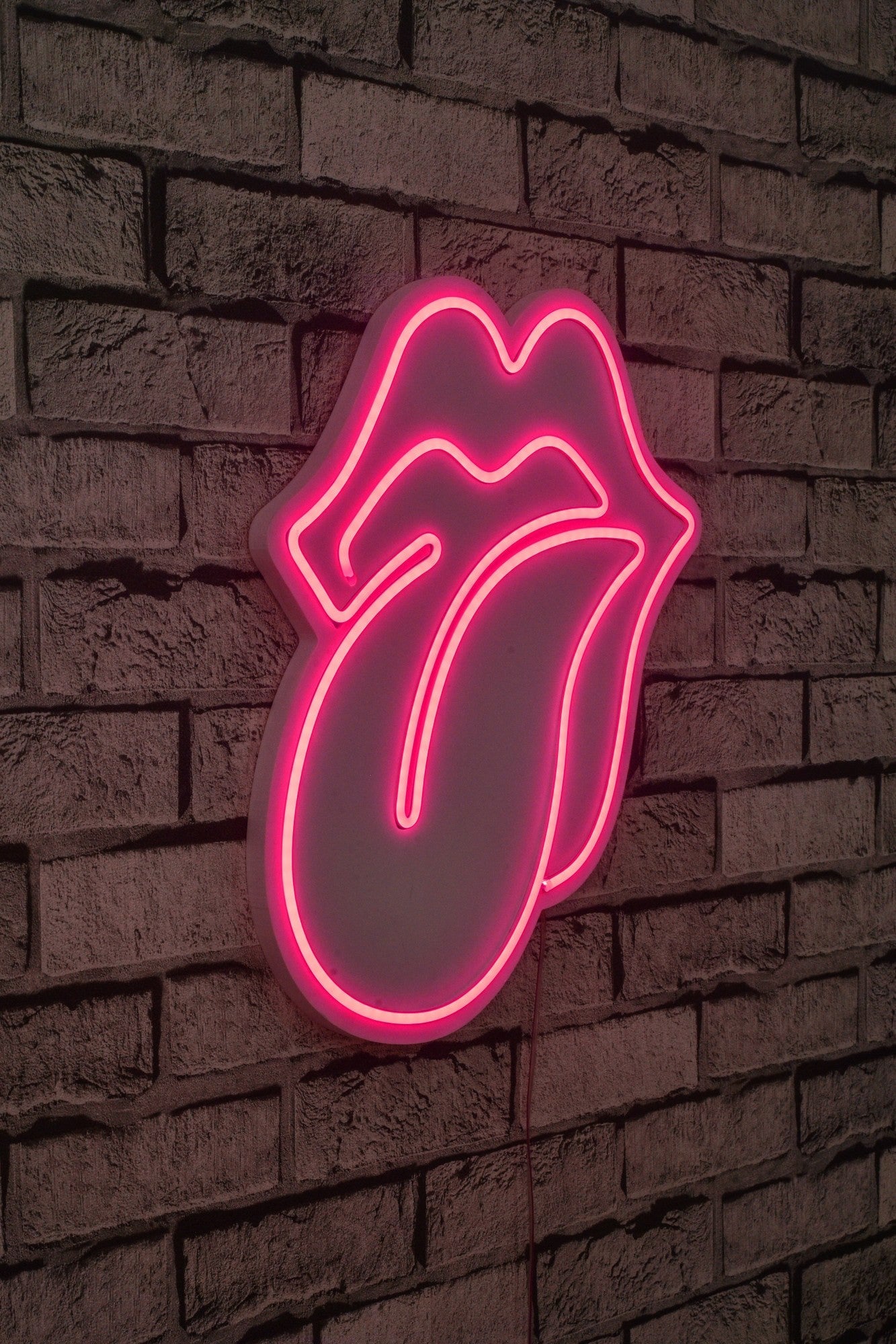Éclairage LED en plastique décoratif The Rolling Stones - Pink