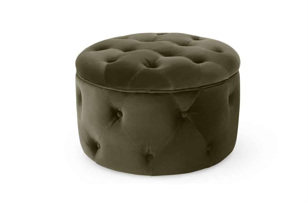 Pouf Coffre avec Espace De Rangement Duru