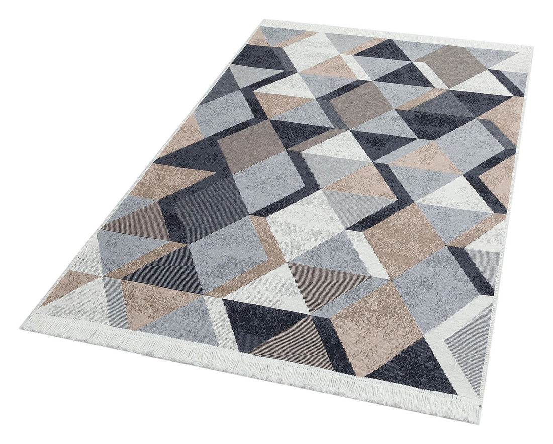 Tapis (160 x 230) Ar 10 - Beige, Black