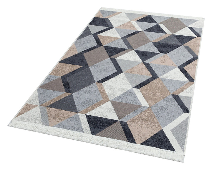 Tapis (160 x 230) Ar 10 - Beige, Black