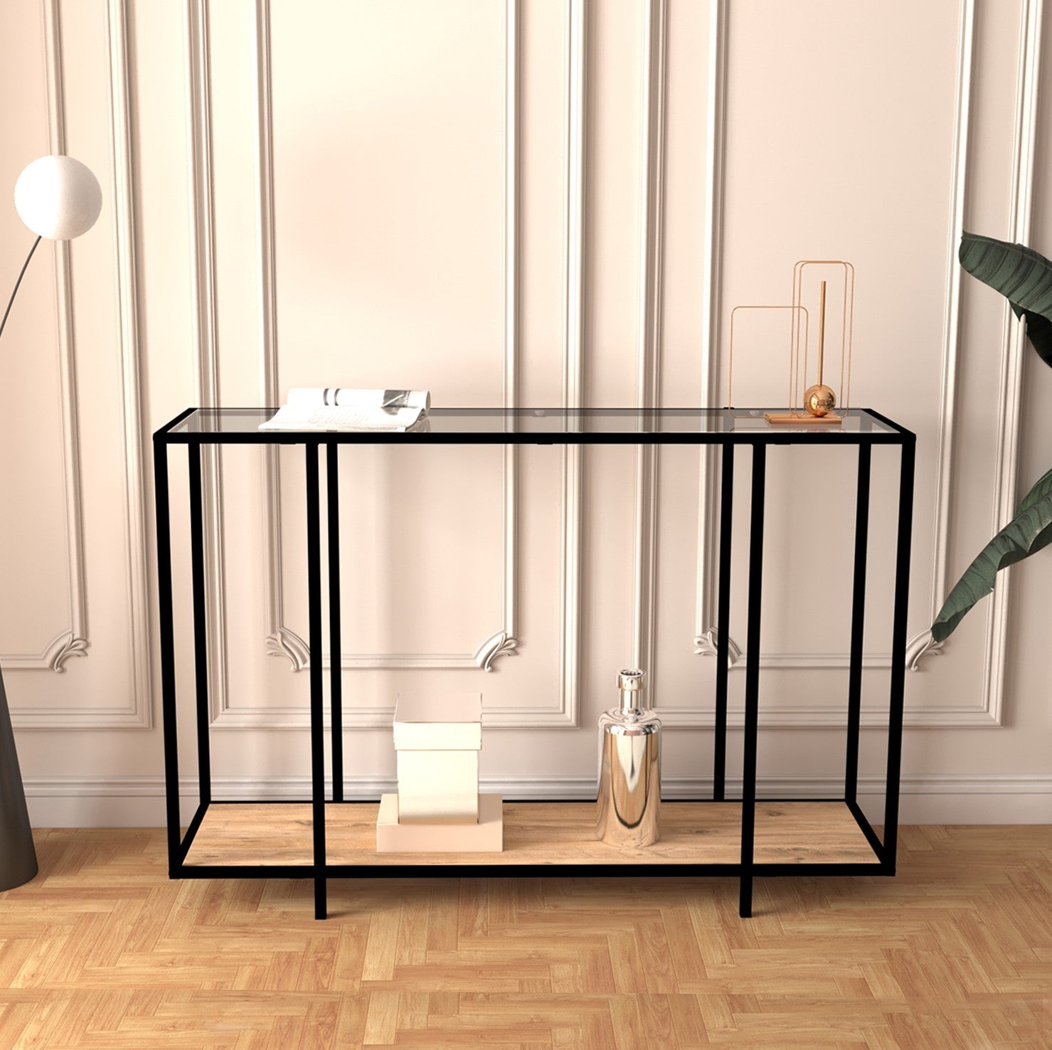 Buffet Cyprus - Black, Glass