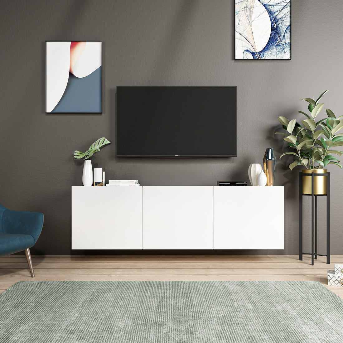 Meuble TV White