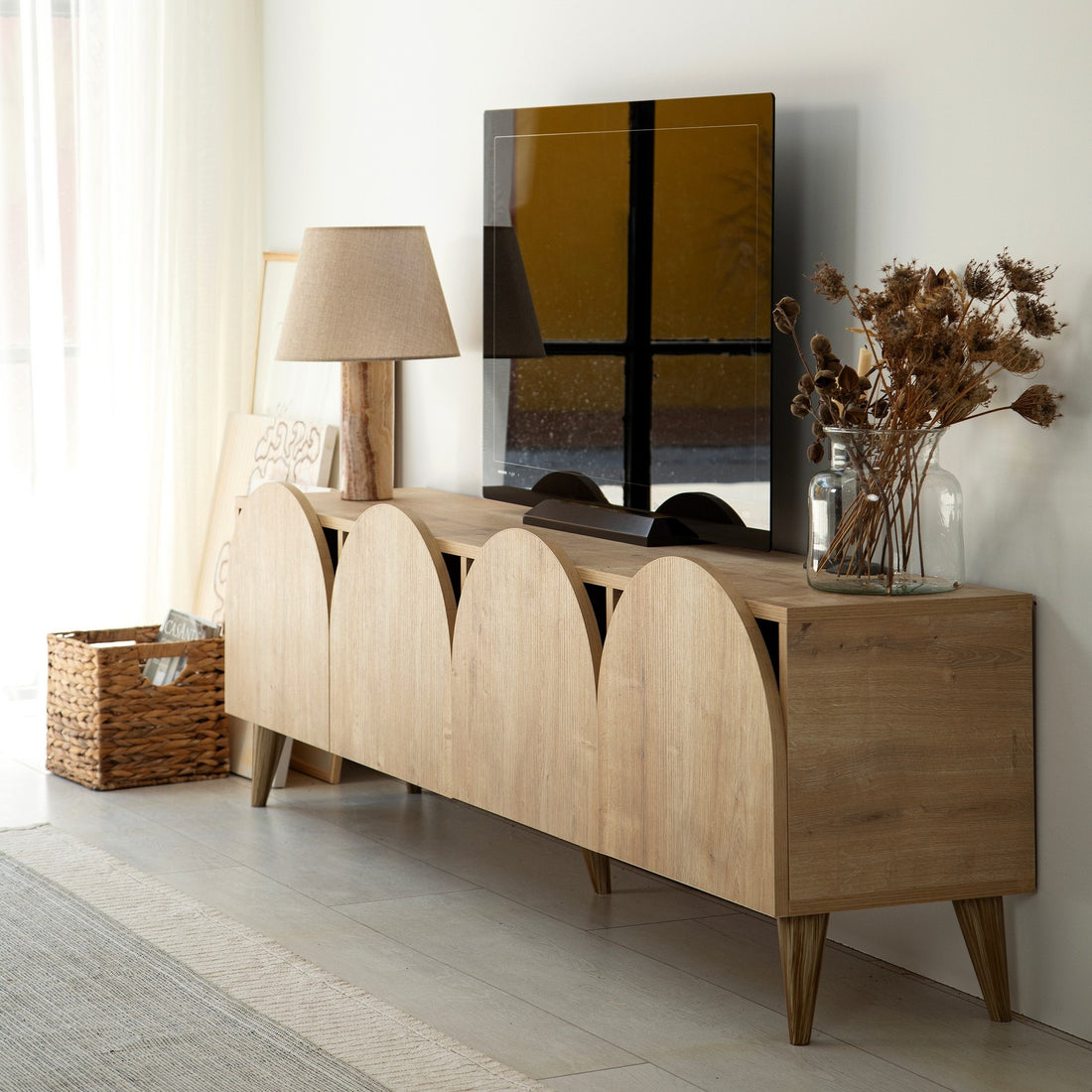 Meuble TV Mesta - Oak v2