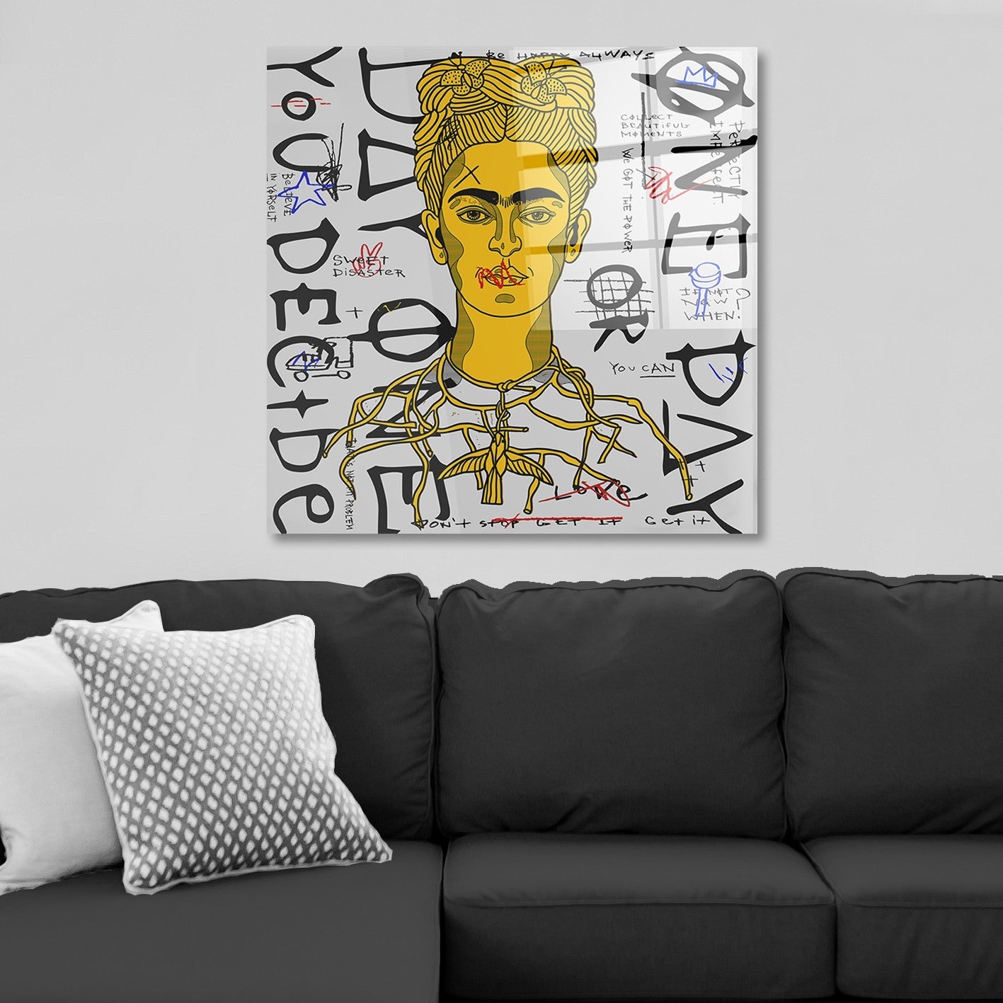 Peinture en verre trempé décoratif CAM4034_7070