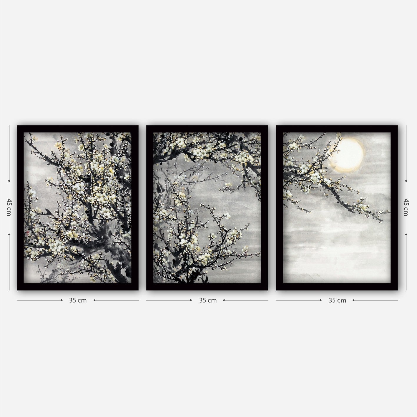 Peinture décorative (3 pièces) 3SC118