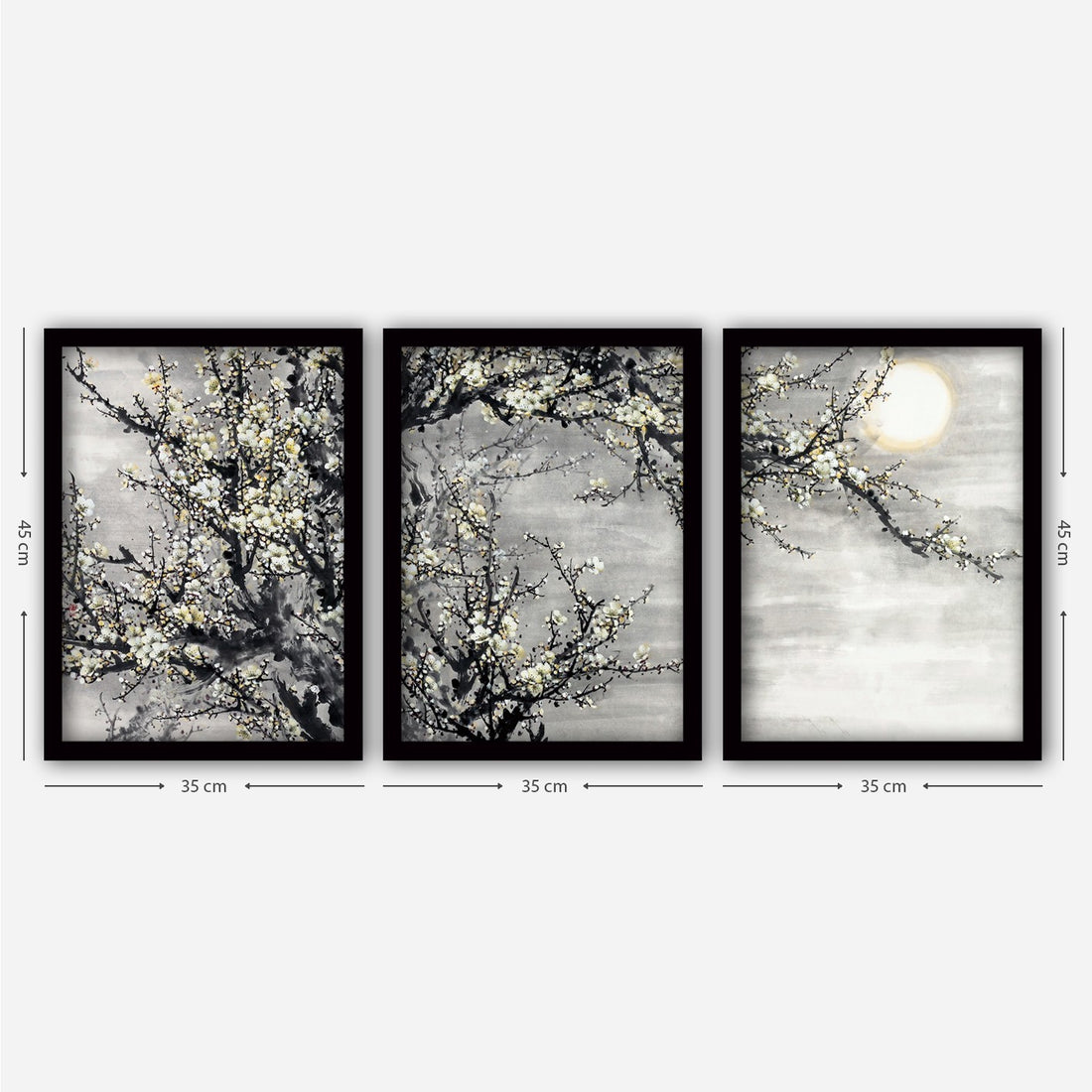 Peinture décorative (3 pièces) 3SC118