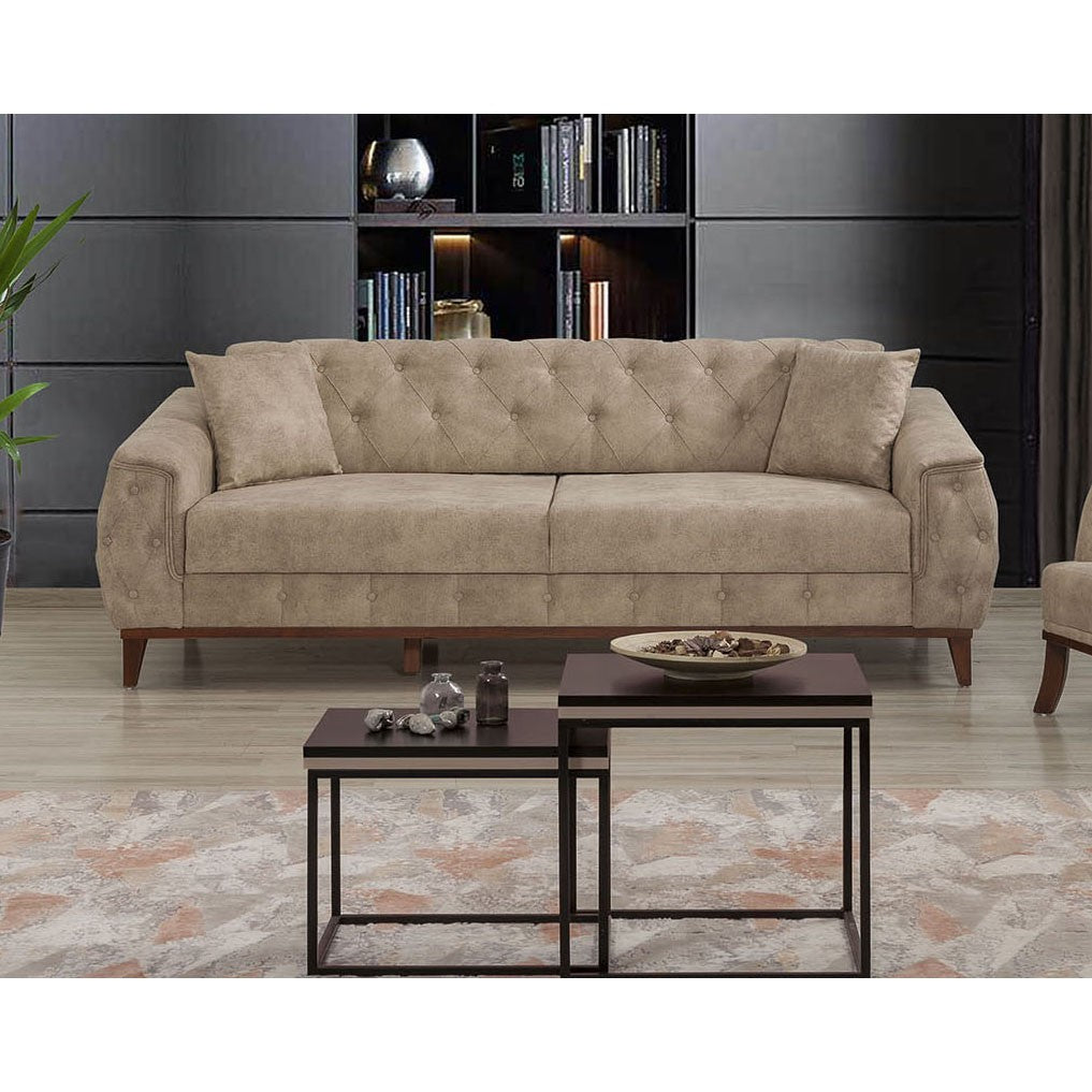 Canapé de 3 places Marta - Cream