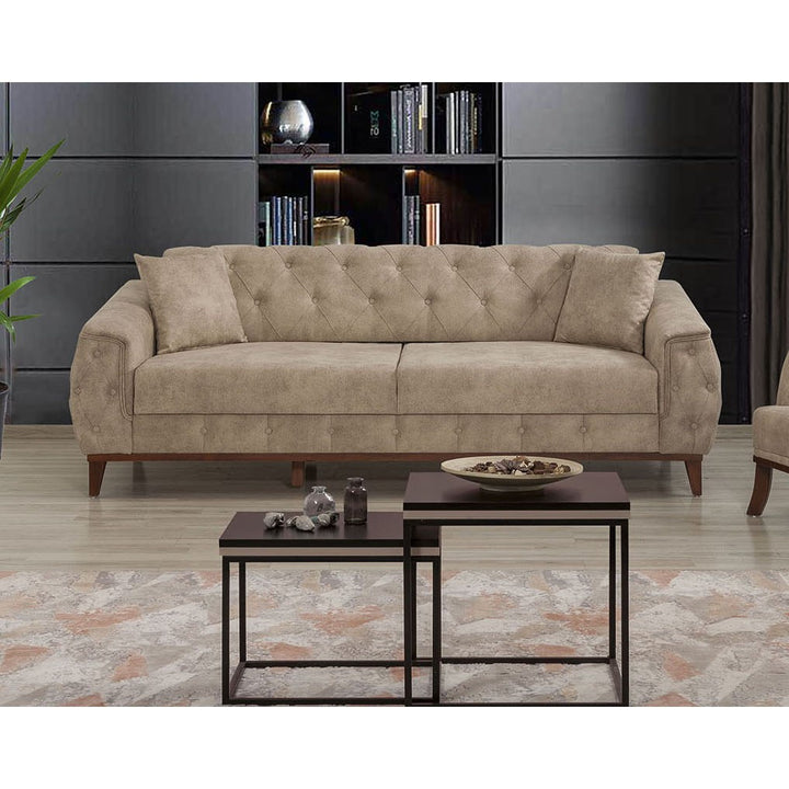 Canapé de 3 places Marta - Cream