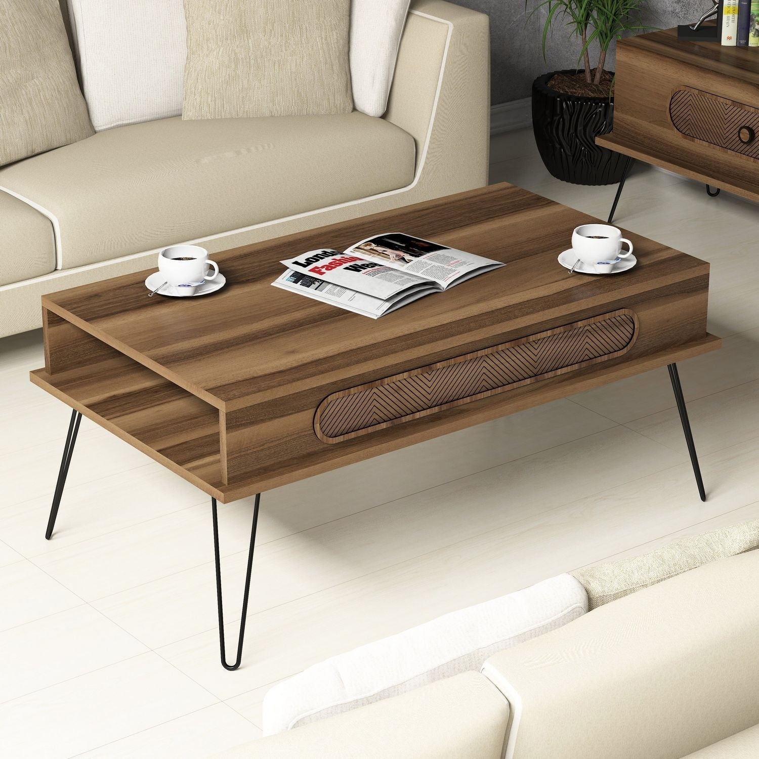 Table basse Ekol - Walnut