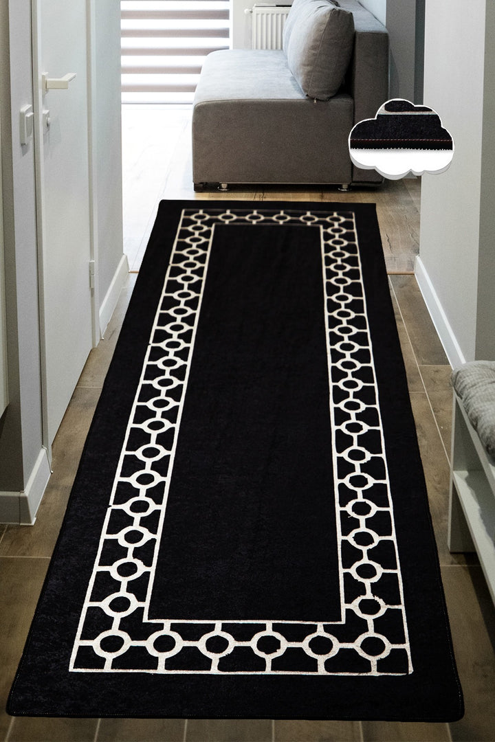 Tapis de salle (80 x 300) Bague - Black