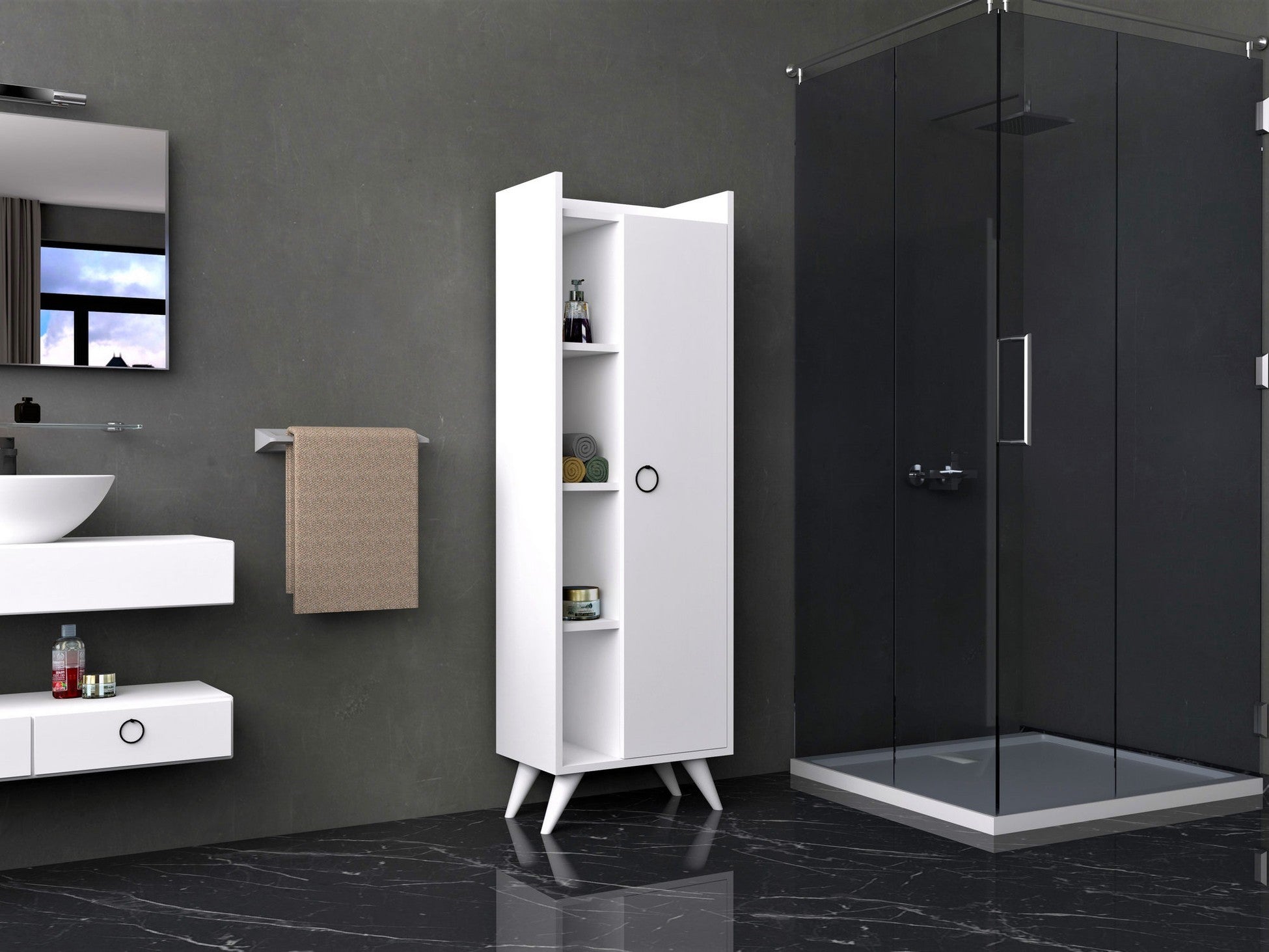 Armoire de toilette Ilgım