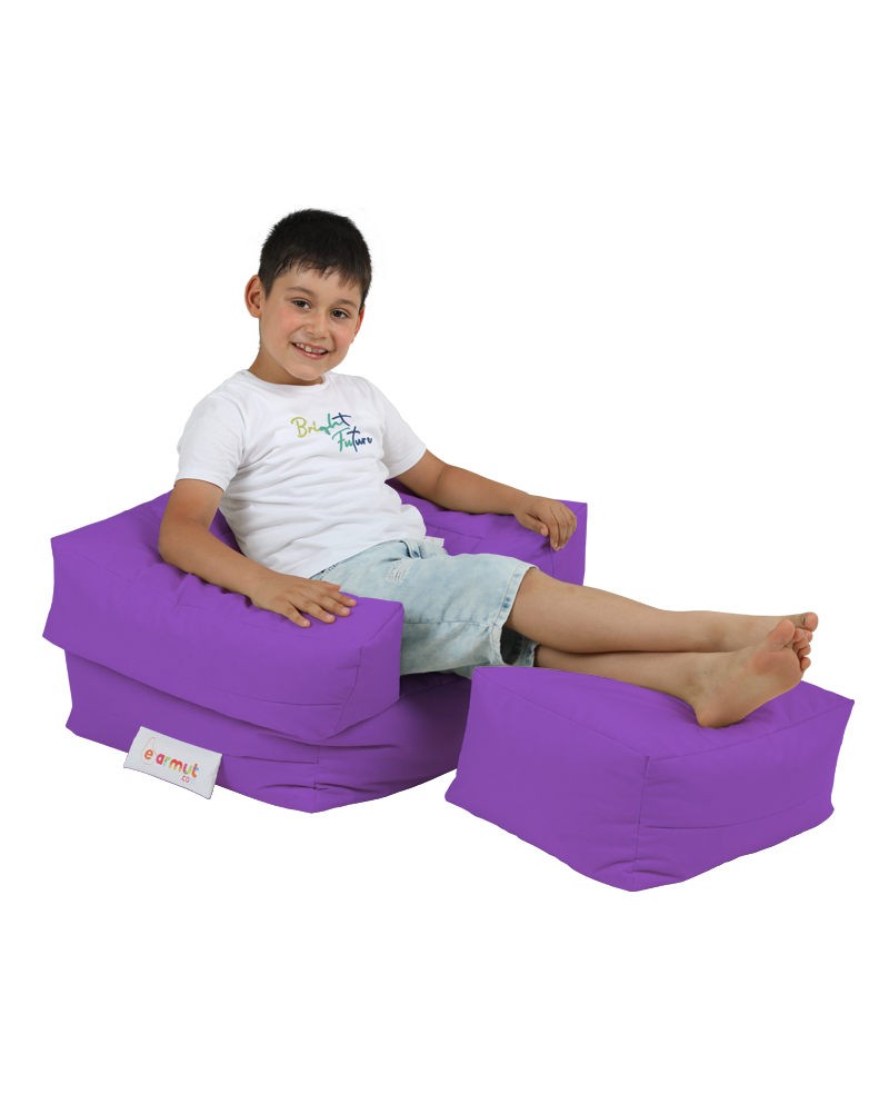 Pouf de jardin Kids Single Seat Pouffe - Purple