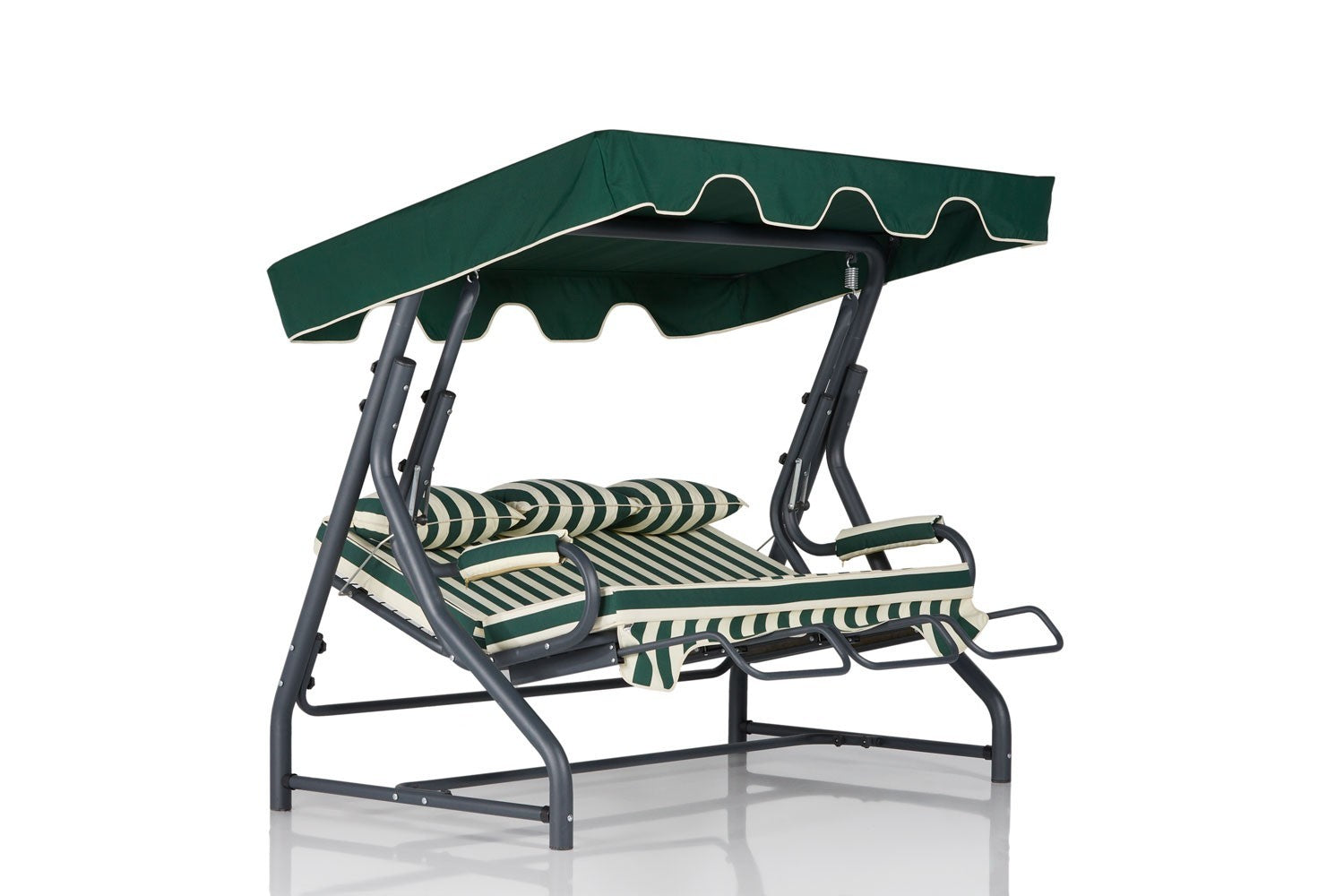 Chaise swing triple jardin Salvia 3 - Multicolor