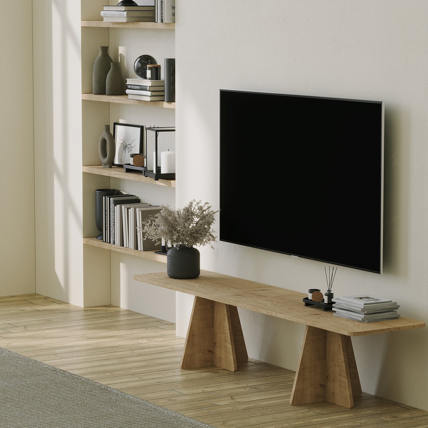 Meuble TV Mushroom - Sapphire Oak