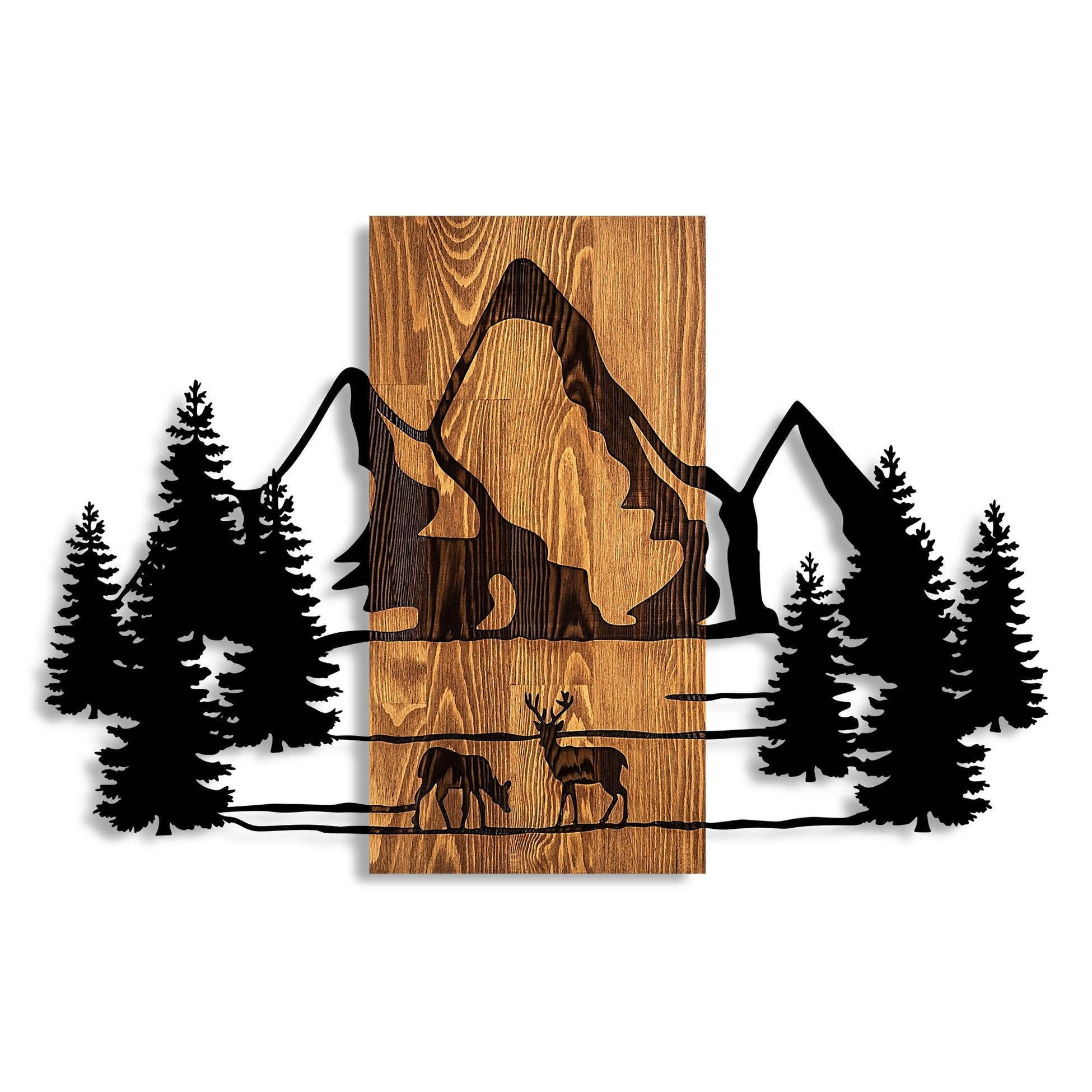 Accessoire mural en bois décoratif Natural Habitat