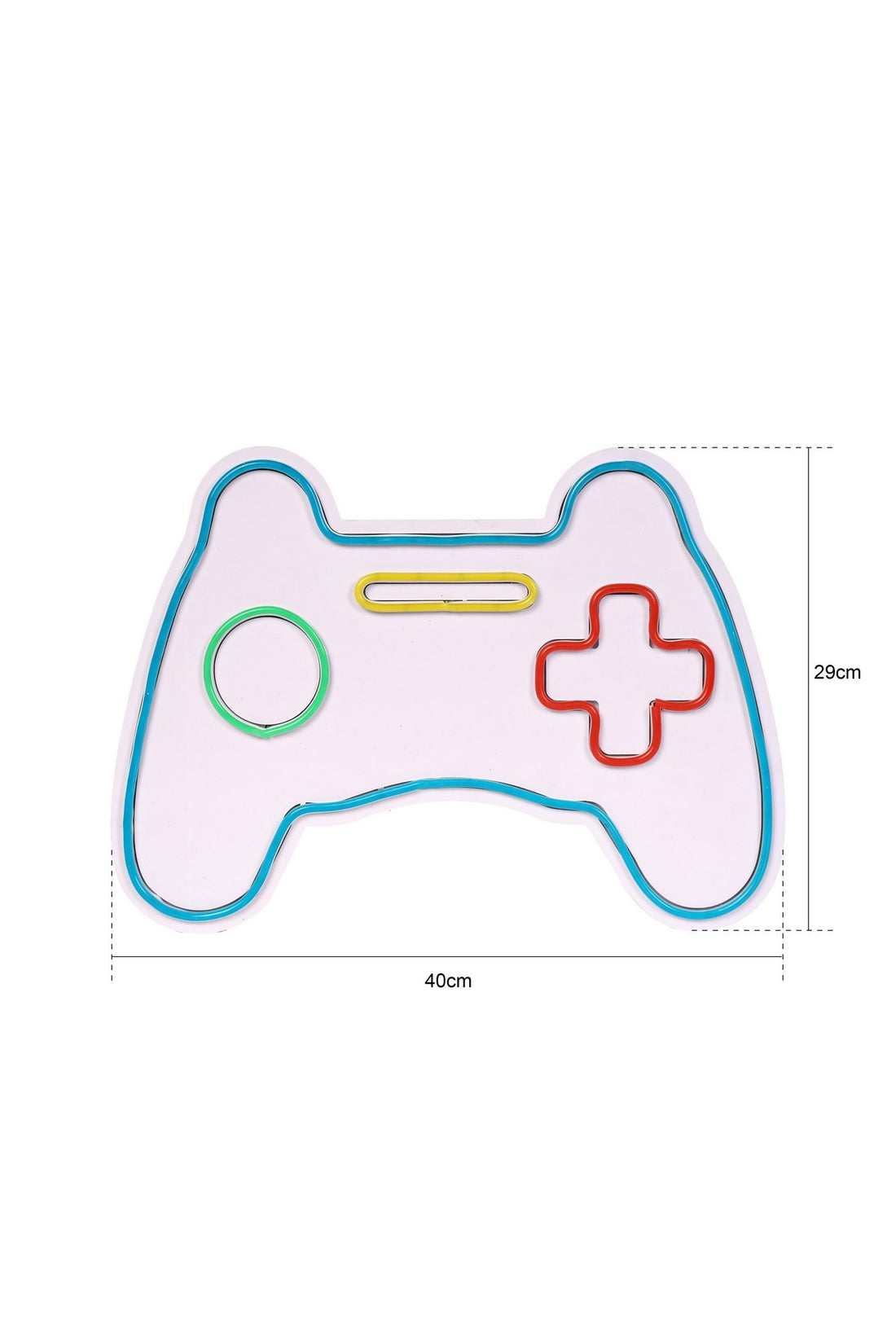 Éclairage LED en plastique décoratif Play Station Gaming Controller - Blue