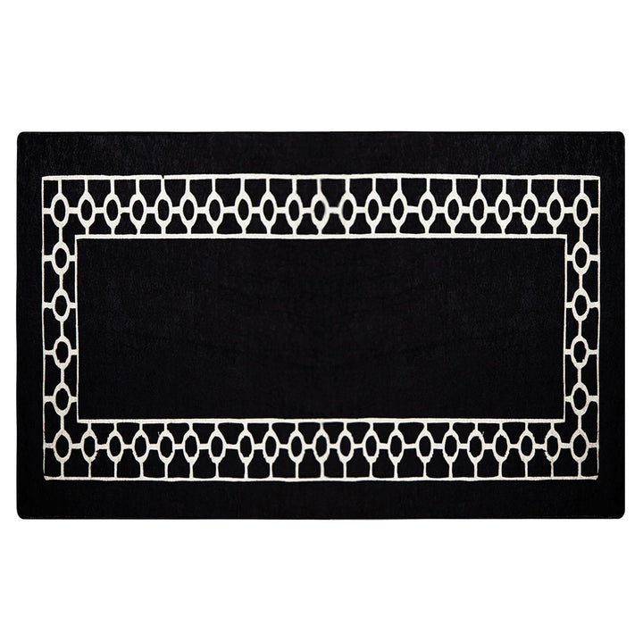 Tapis de salle (100 x 200) Bague - Black