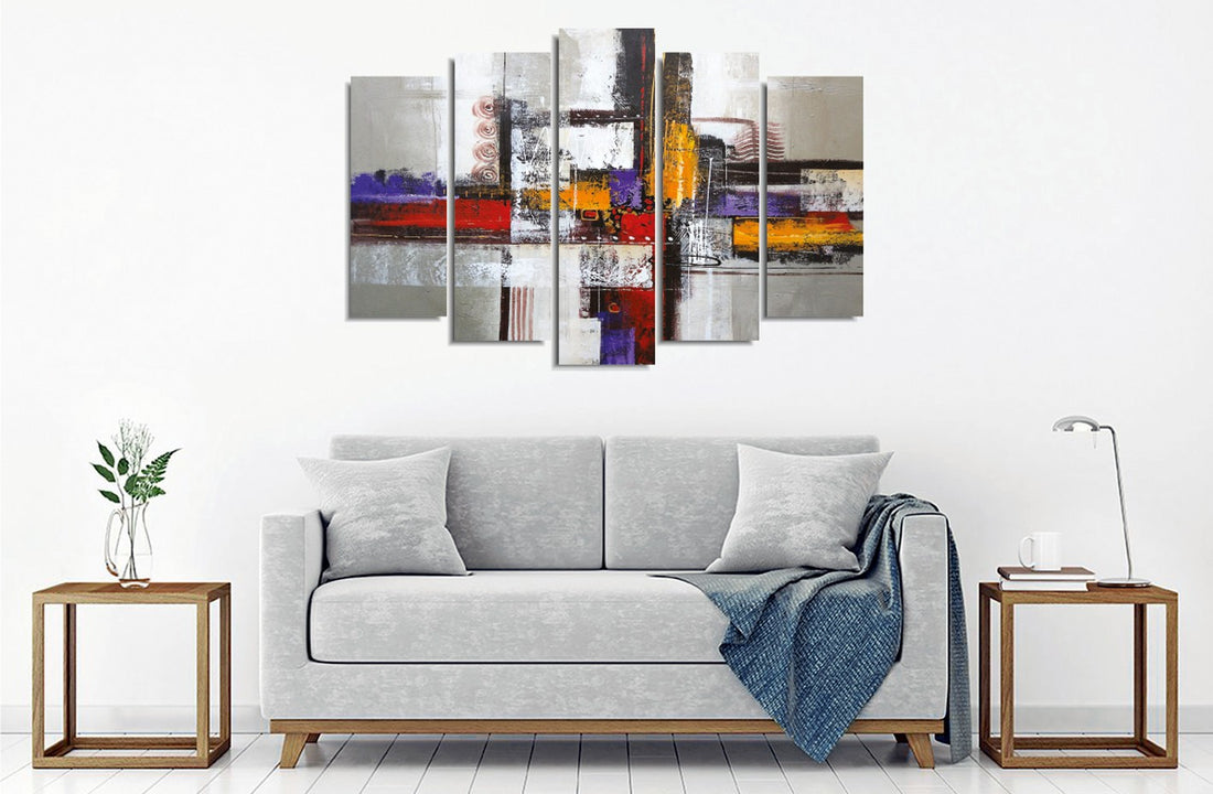 Peinture décorative en toile (5 pièces) BC95