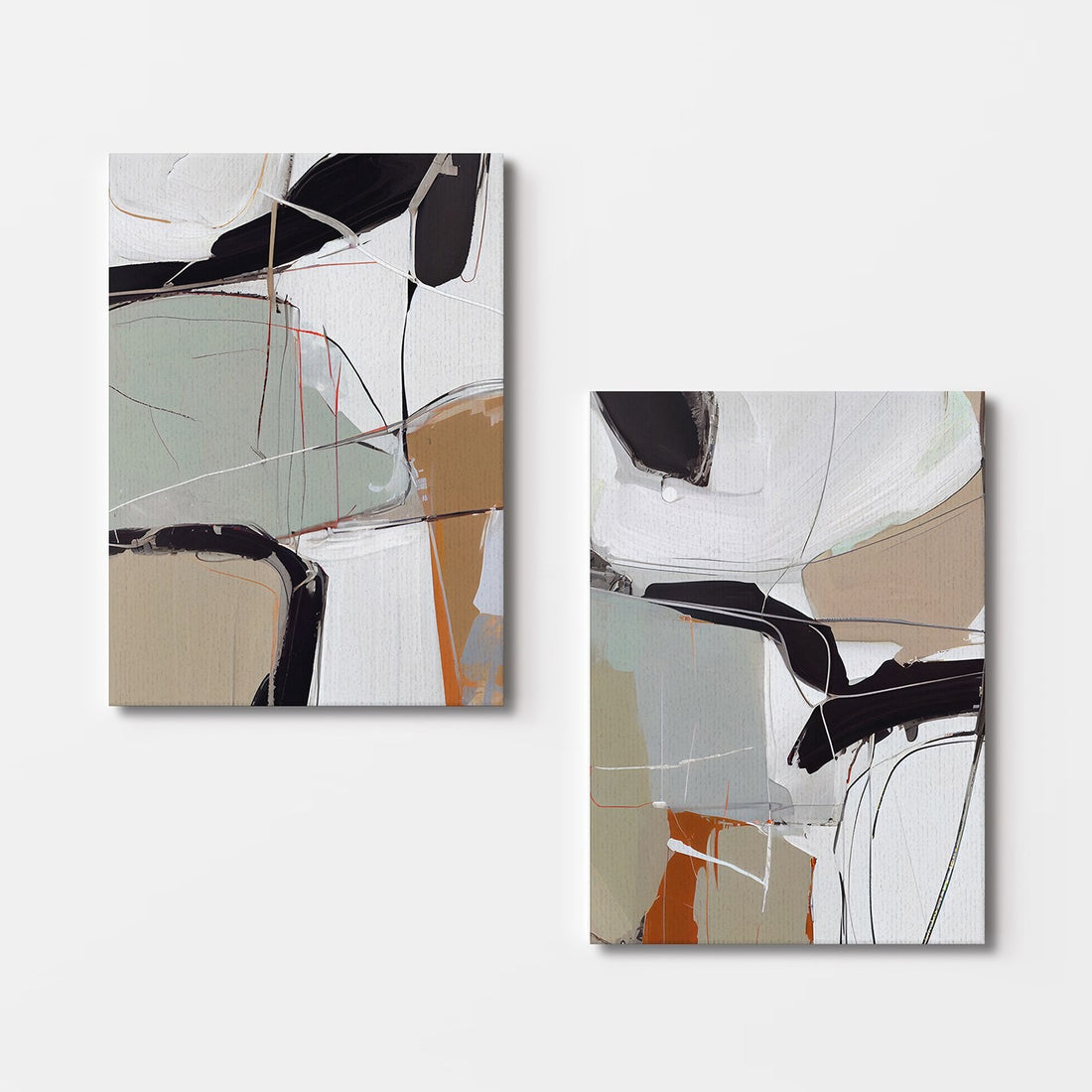 Peinture décorative en toile (2 pièces) 2KNV4346 - 50 x 70