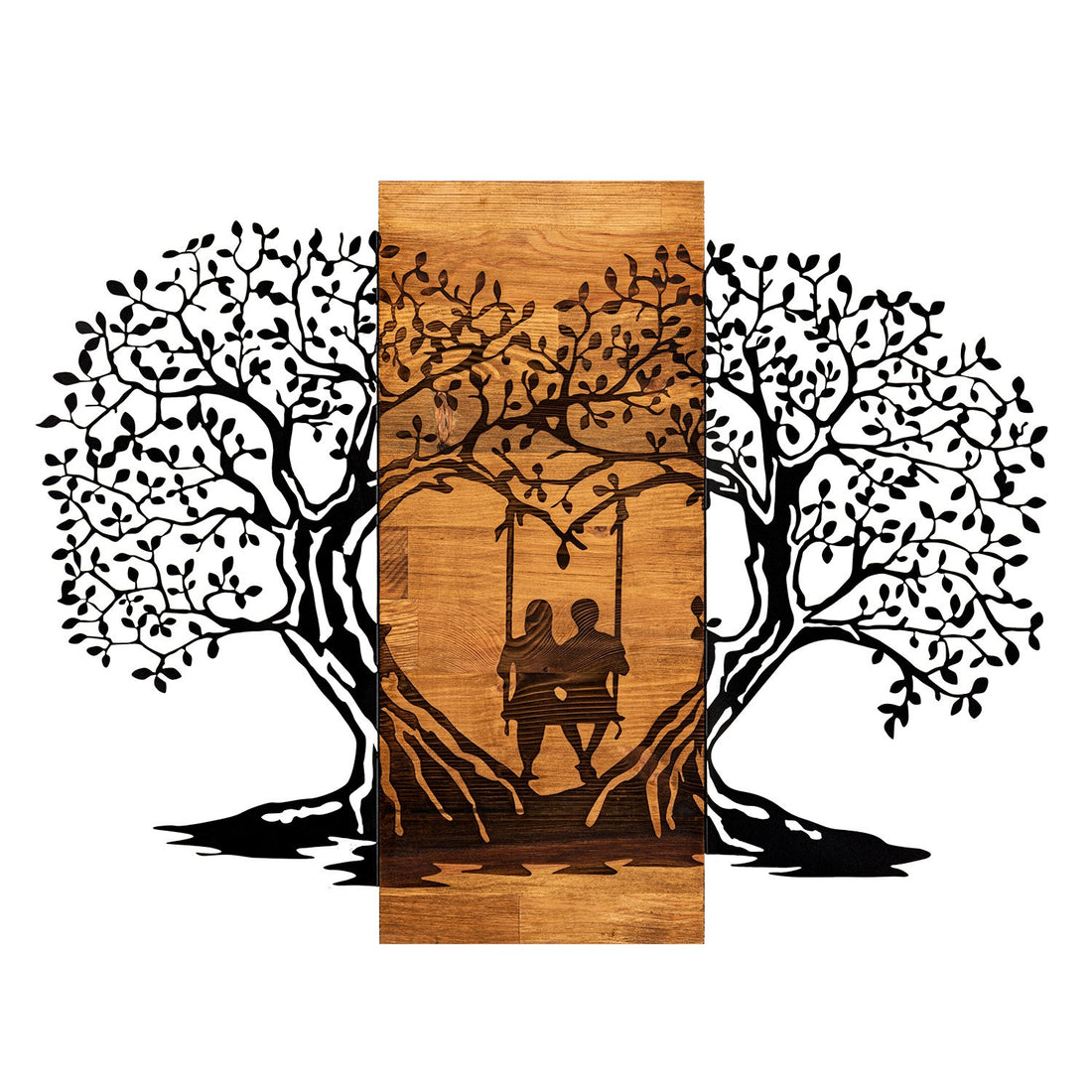 Accessoire mural en bois décoratif Eva