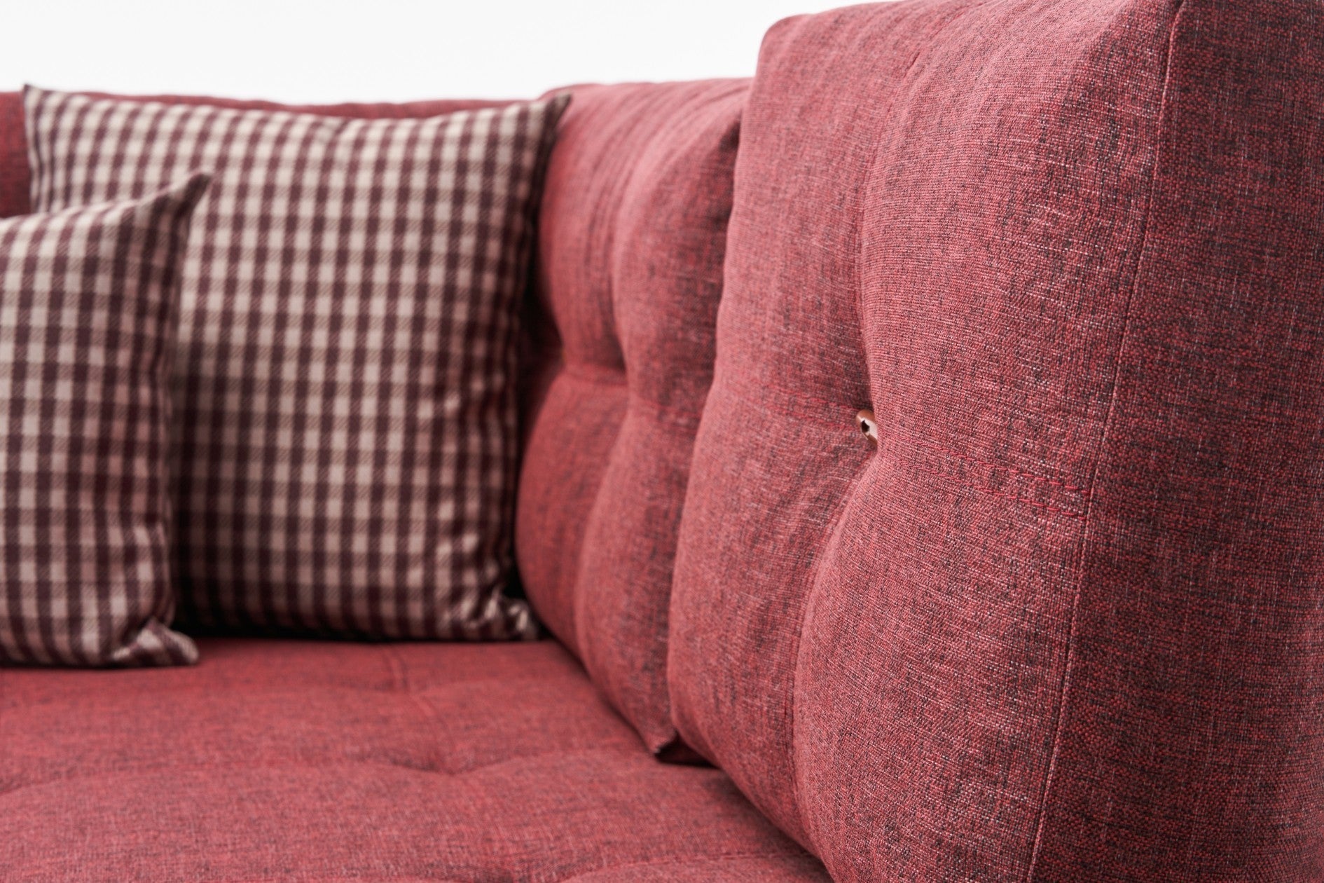 Canapé d'angle Manama Corner Sofa Bed Right - Claret Red