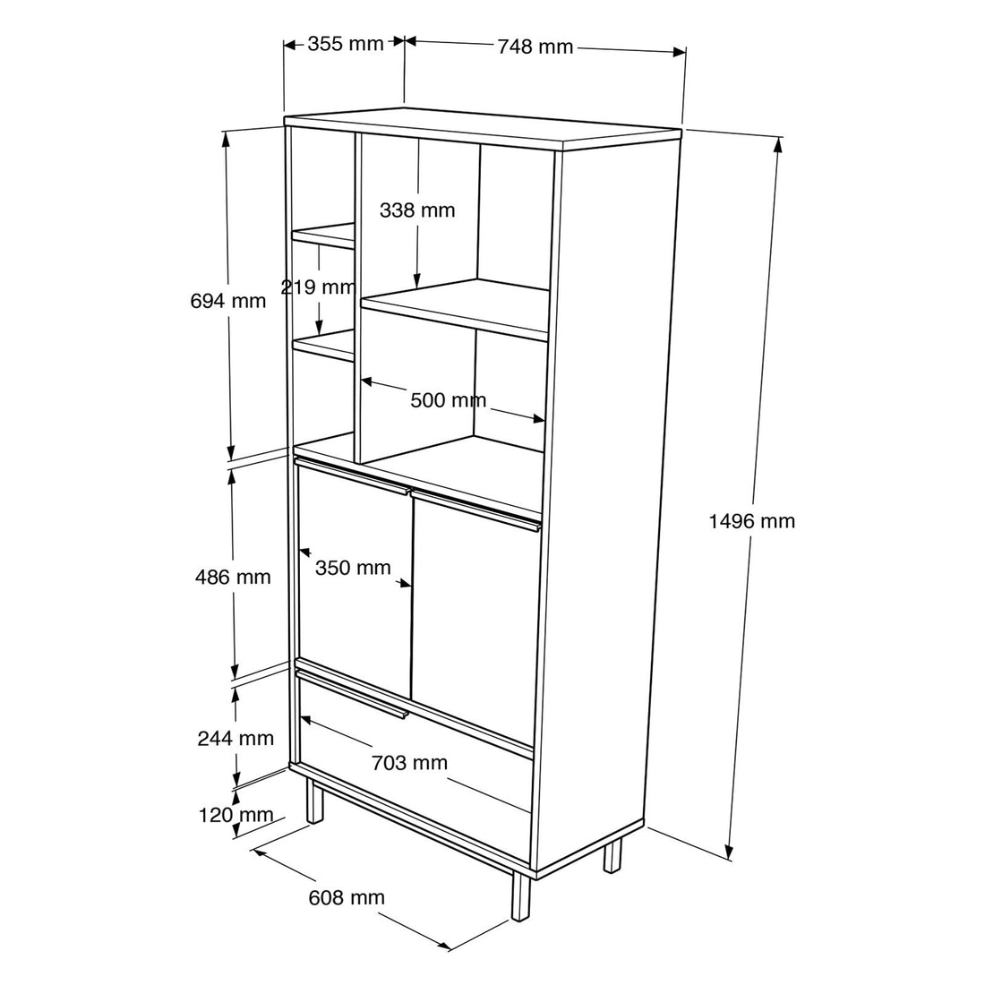 Armoire de toilette ON9C-W