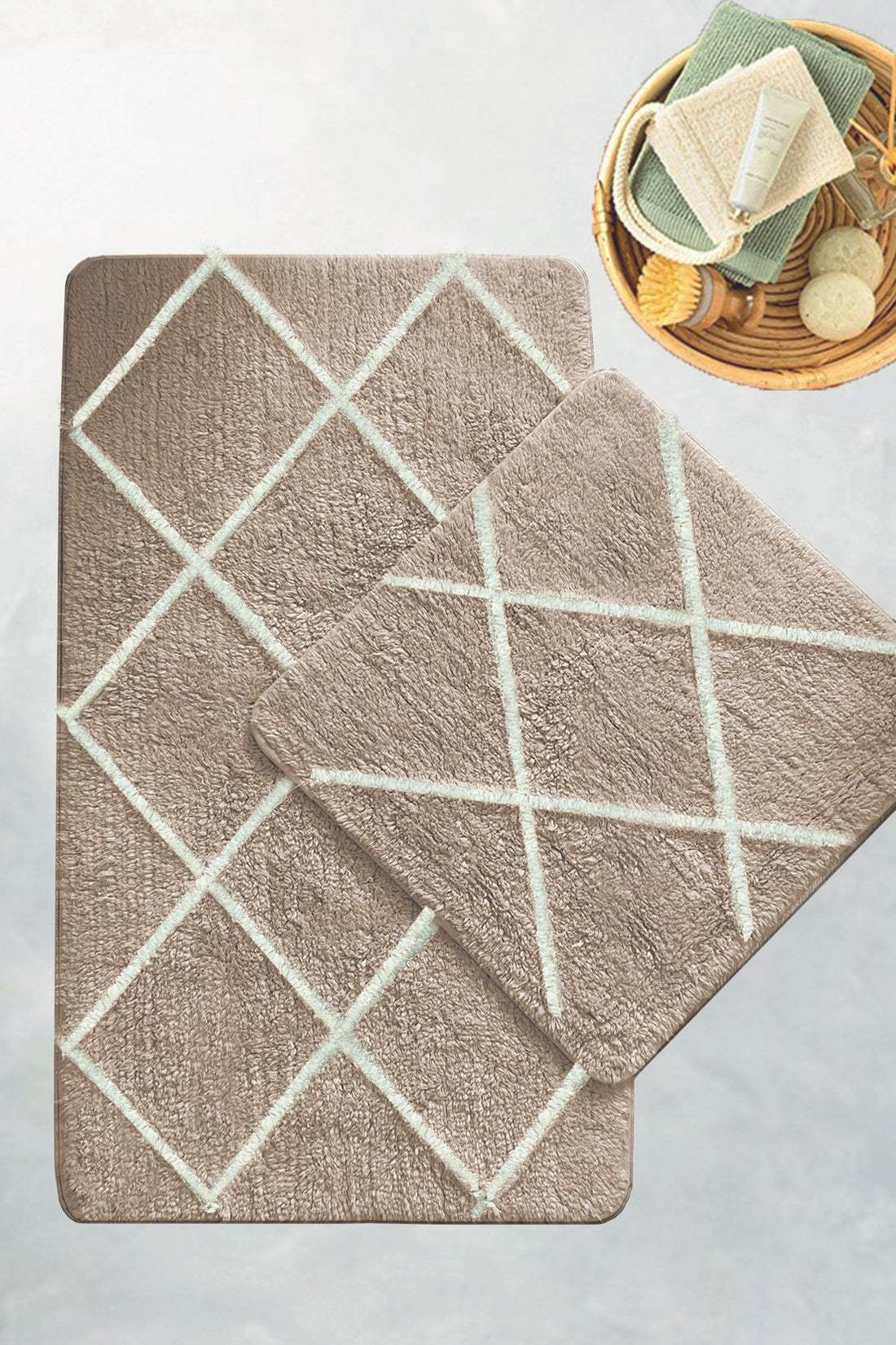 Ensemble de bain (2 pièces) Alinda - Stone