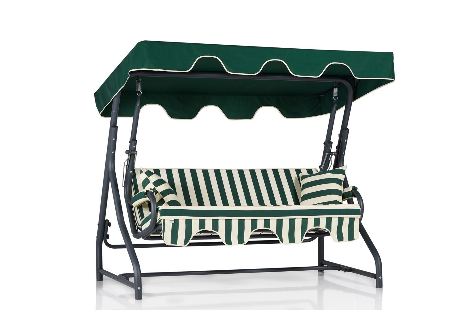 Chaise swing triple jardin Olea 8 - Multicolor