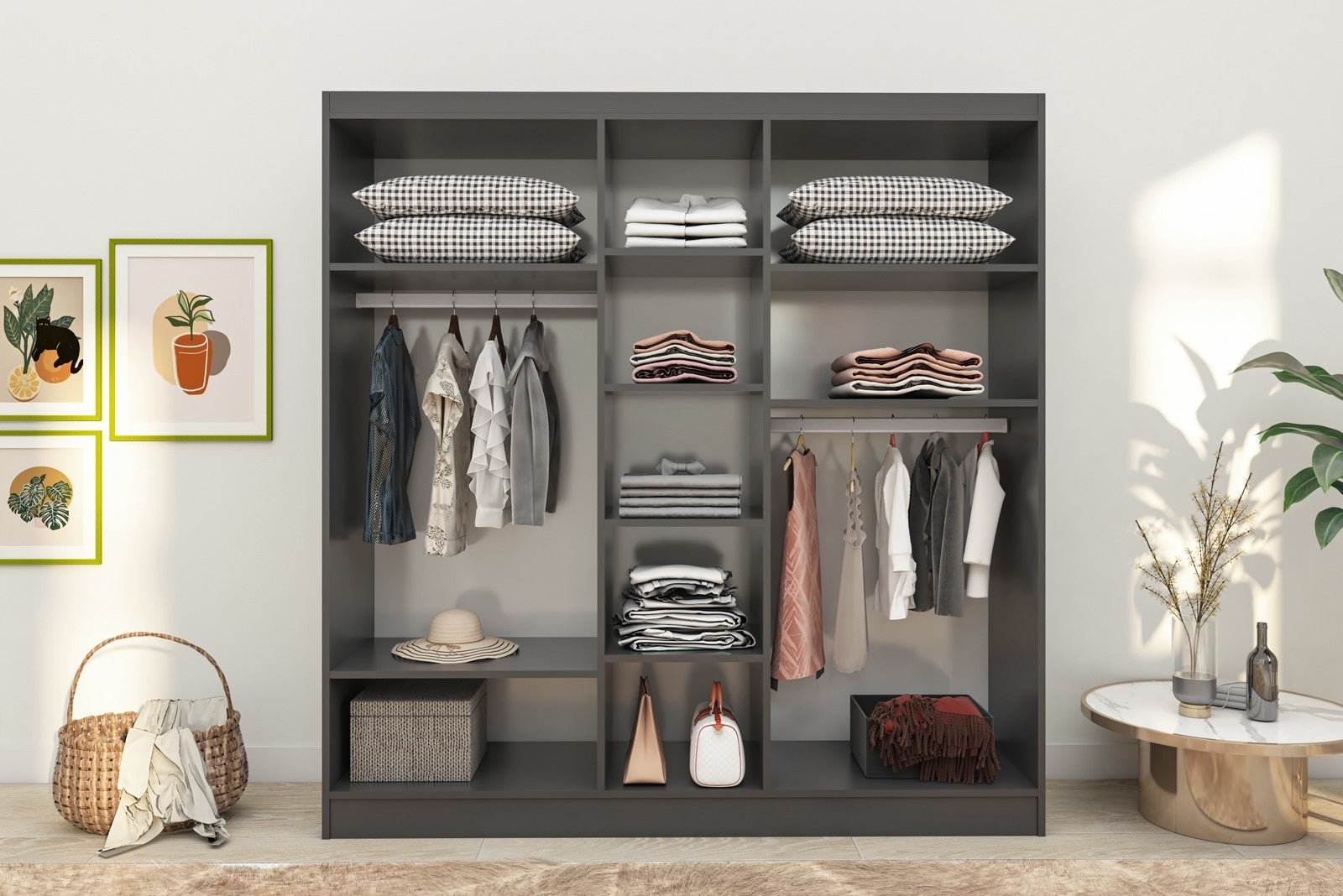 Armoire Bahar 625 - Anthracite