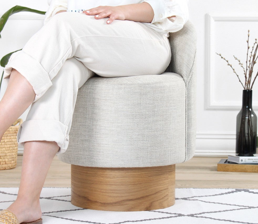 Pouf Barren Puf - Light Grey