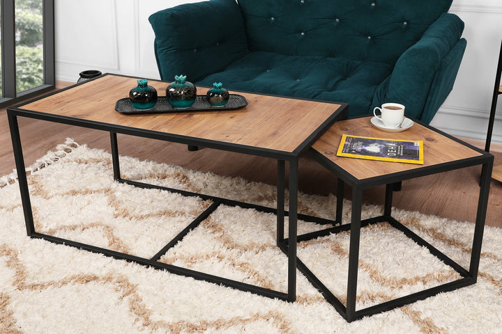 Ensemble de table basse Atlantis - Walnut