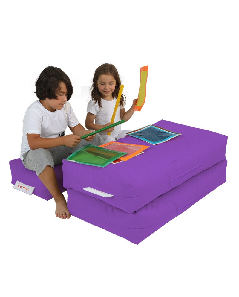 Pouf de jardin Kids Double Seat Pouf - Purple
