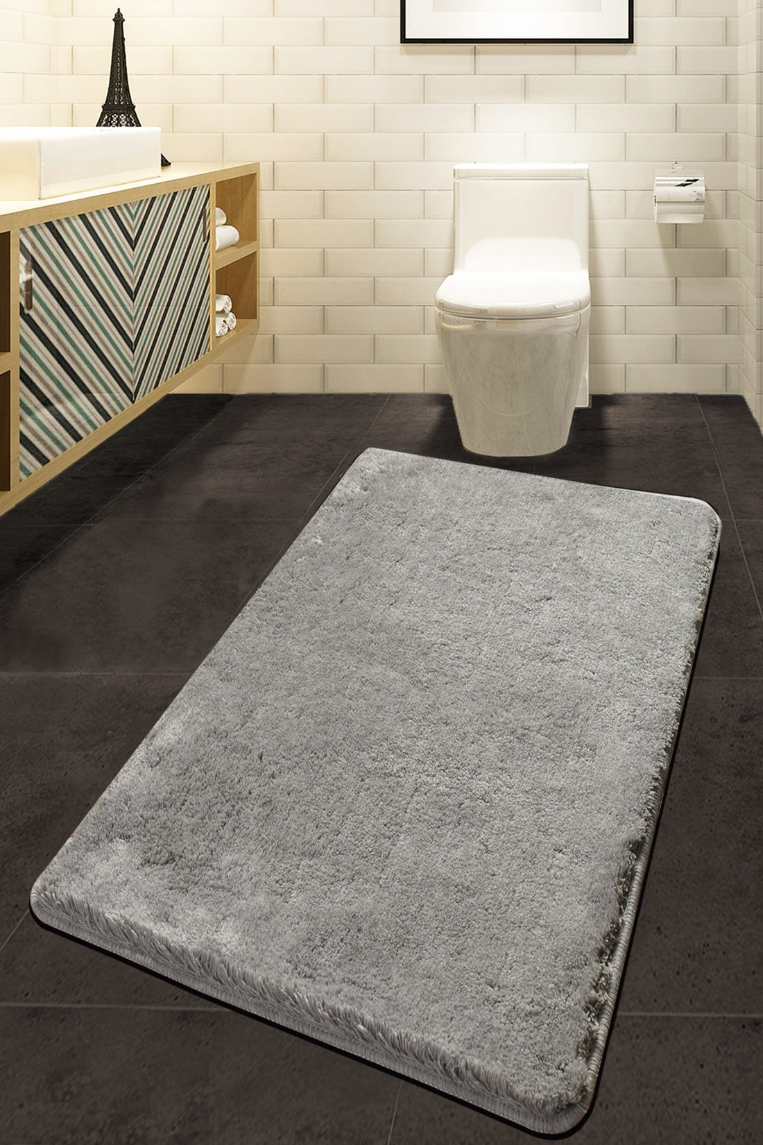 Bathmat en acrylique Havai - Grey (80 x 140)