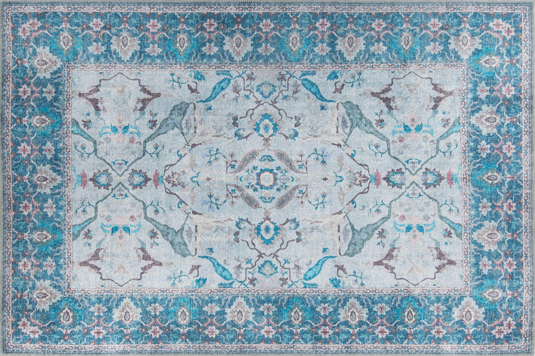 Tapis de salle (75 x 150) Dorian Chenille - Blue AL 333