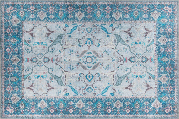 Tapis de salle (75 x 150) Dorian Chenille - Blue AL 333