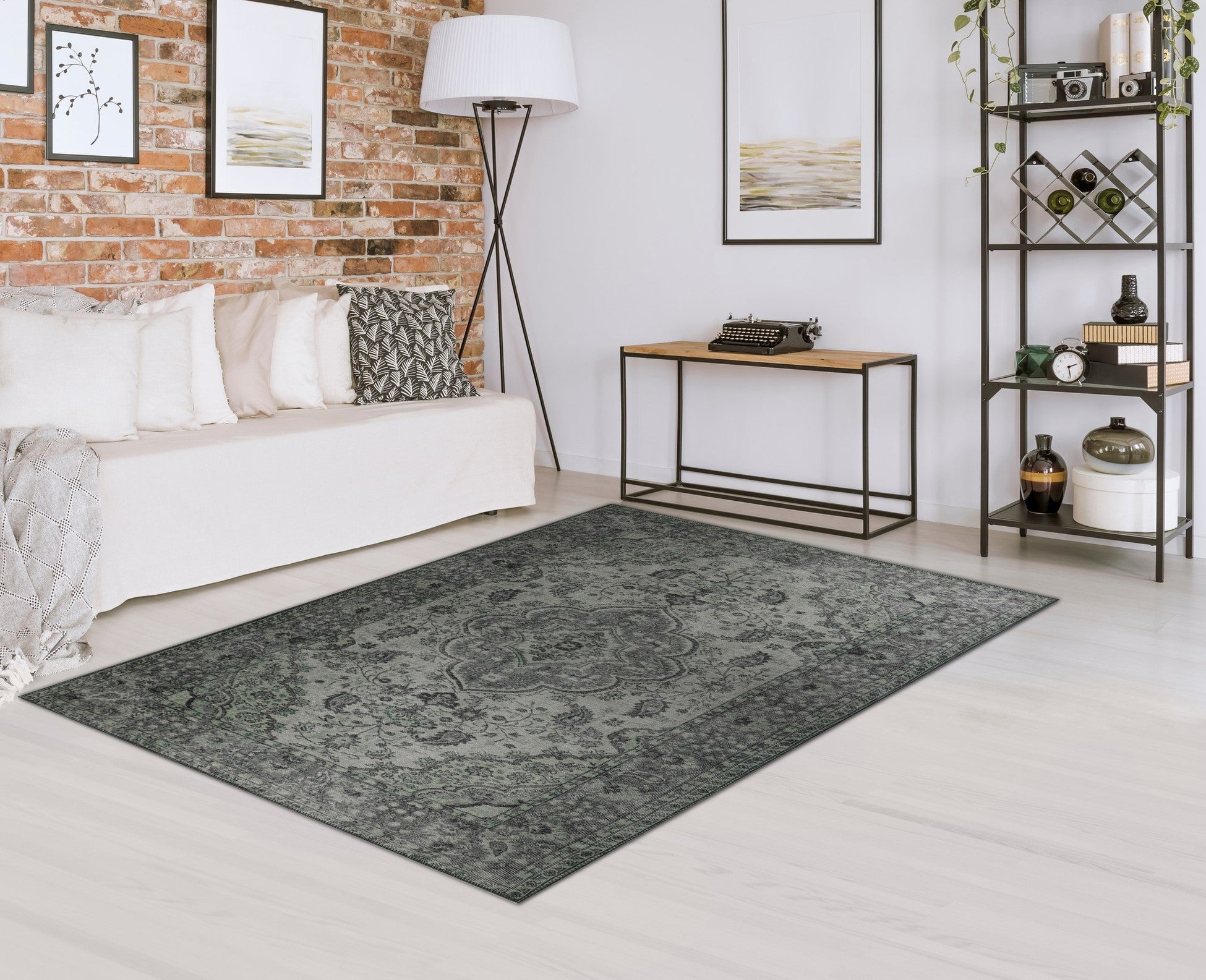 Tapis (210 x 310) Blues Chenille - Green AL 139