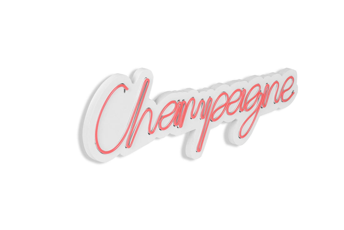 Éclairage LED en plastique décoratif Champagne - Pink