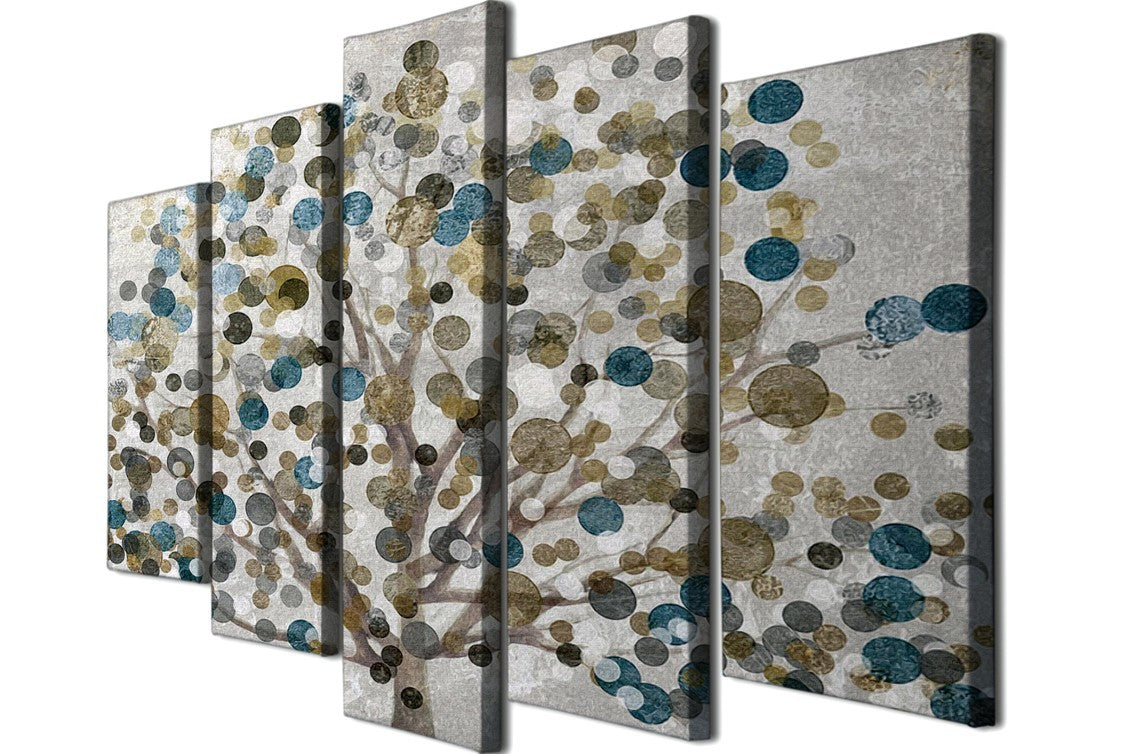 Peinture décorative en toile (5 pièces) BC64