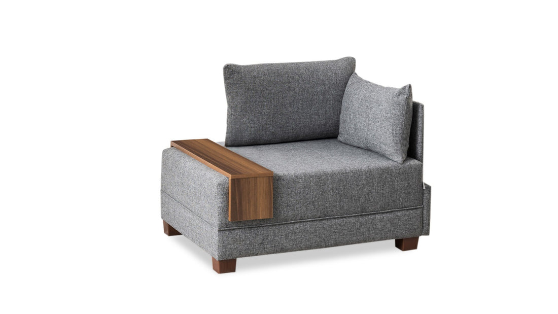 Canapé 1 place Fly Armchair Right - Grey