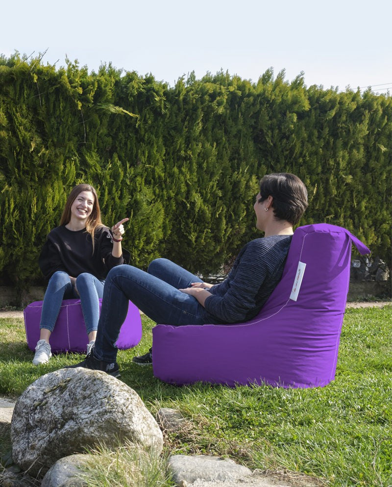 Pouf de jardin EVA Sport - Purple