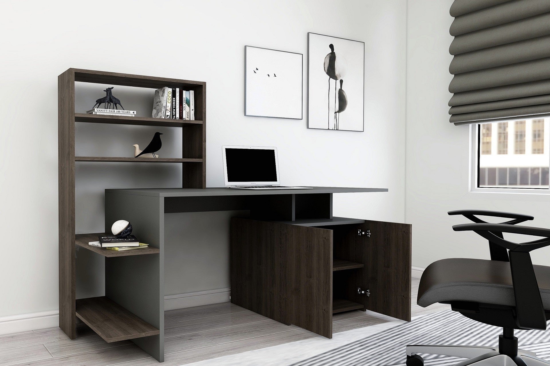 Bureau d'étude Melis - Walnut, Anthracite