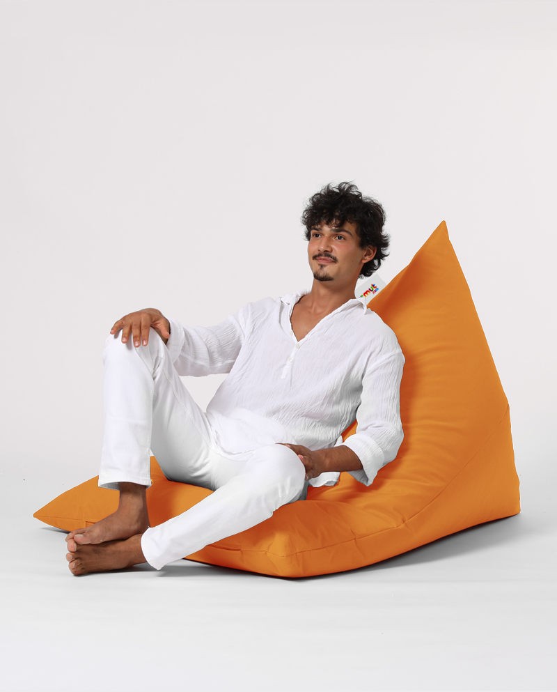 Pouf de jardin Pyramid Big Bed Pouf - Orange