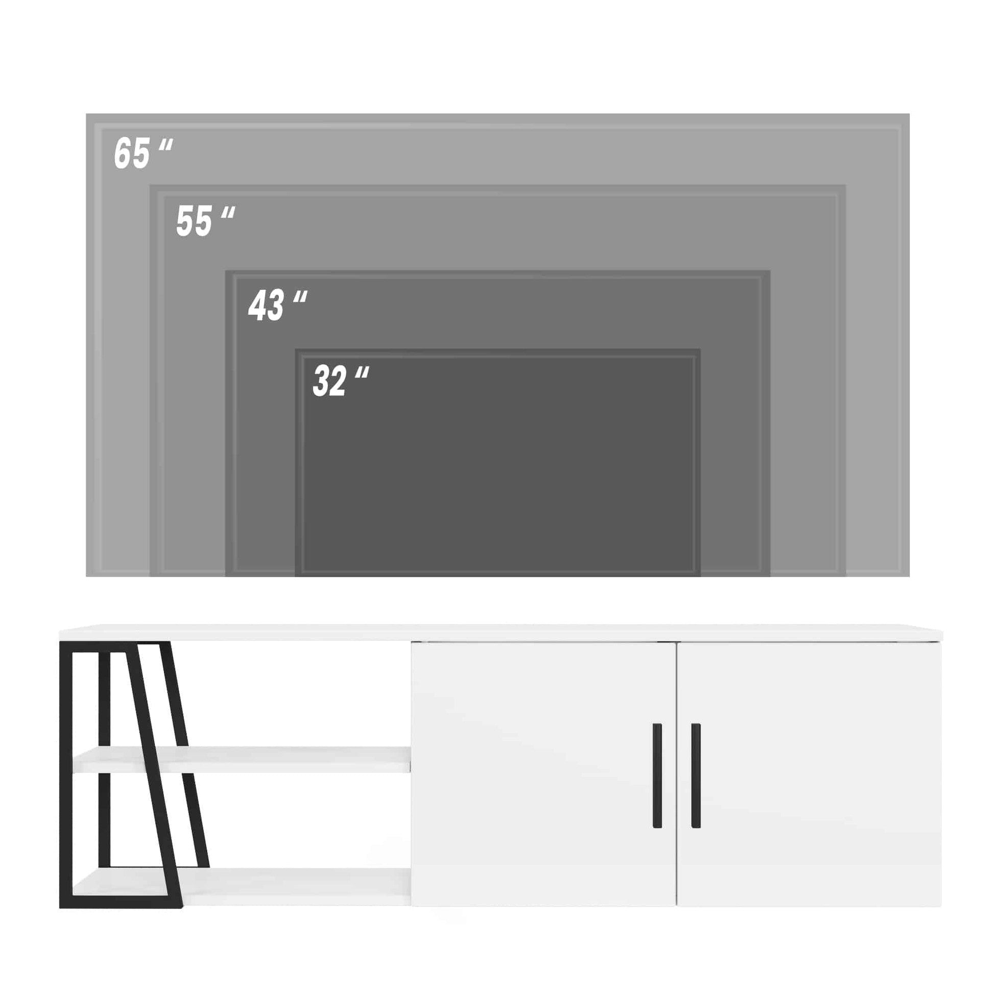 Manzoni Meuble Tv Blanc