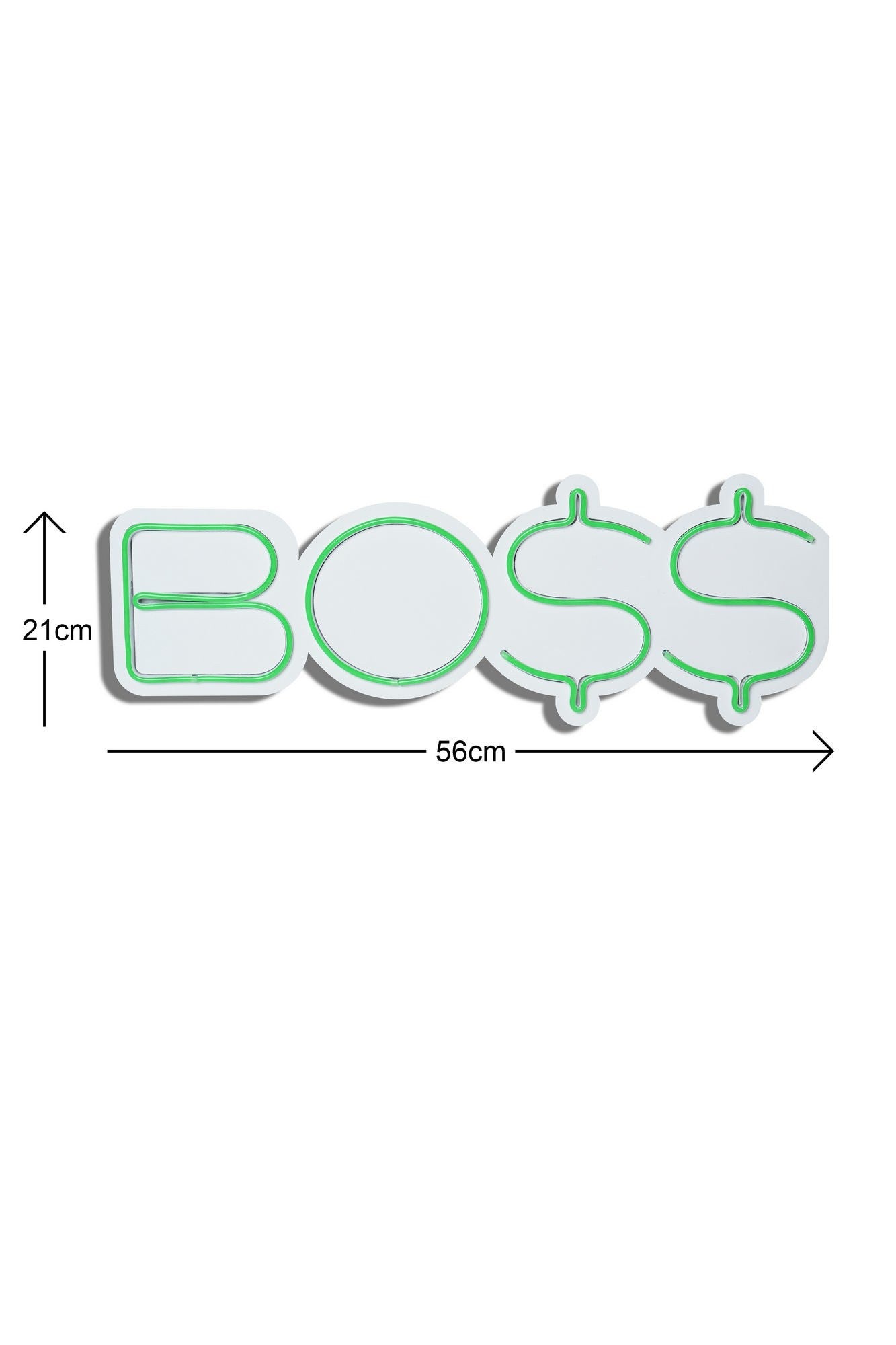 Éclairage LED en plastique décoratif BOSS - Green