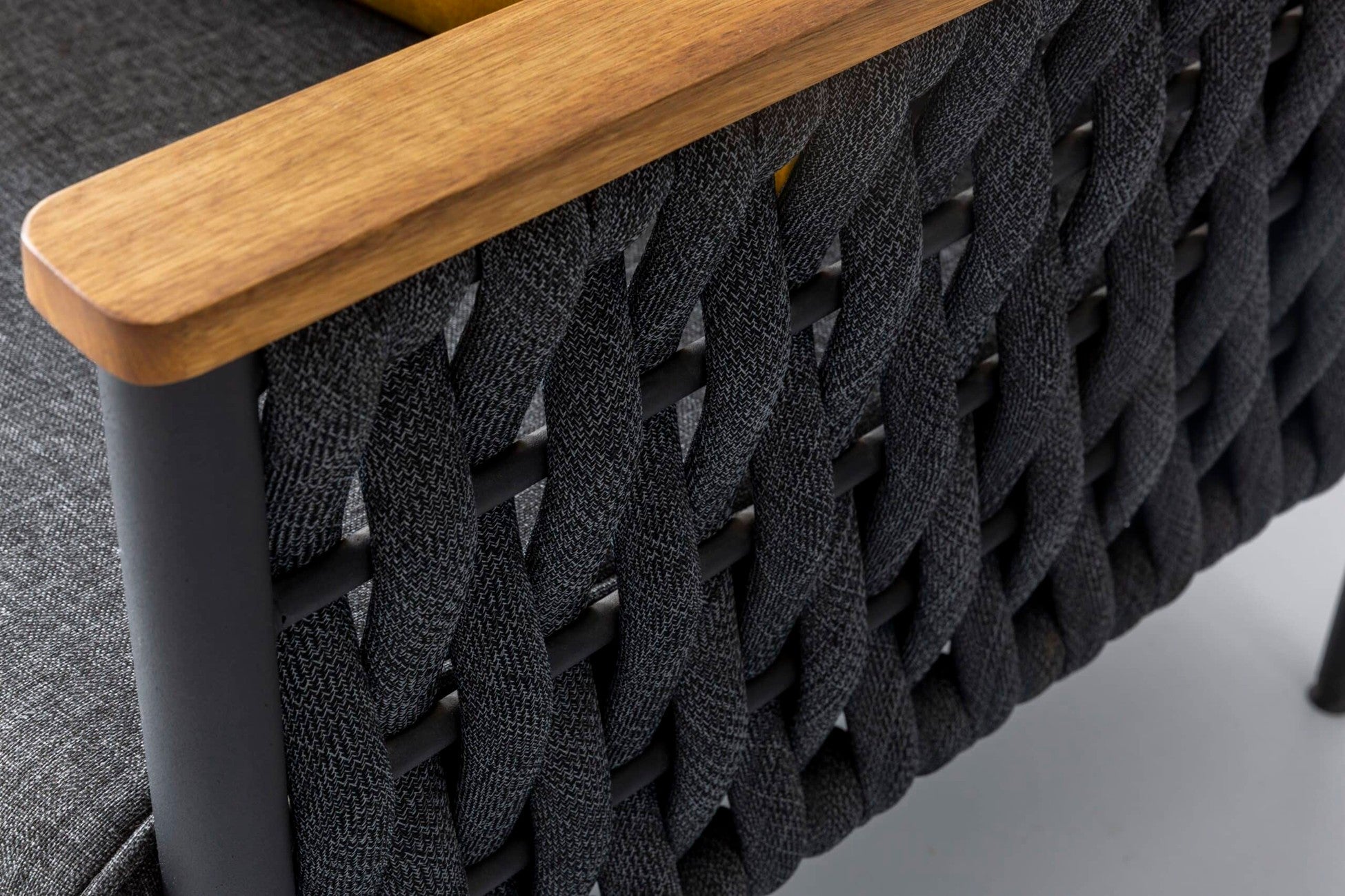 Salon de jardin avec coussins &amp; table basse Grey